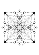 将图片加载到图库查看器,Mandala Printable | Printable Mandala