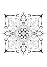 Cargar imagen en el visor de la galería, Mandala Printable | Printable Mandala 
